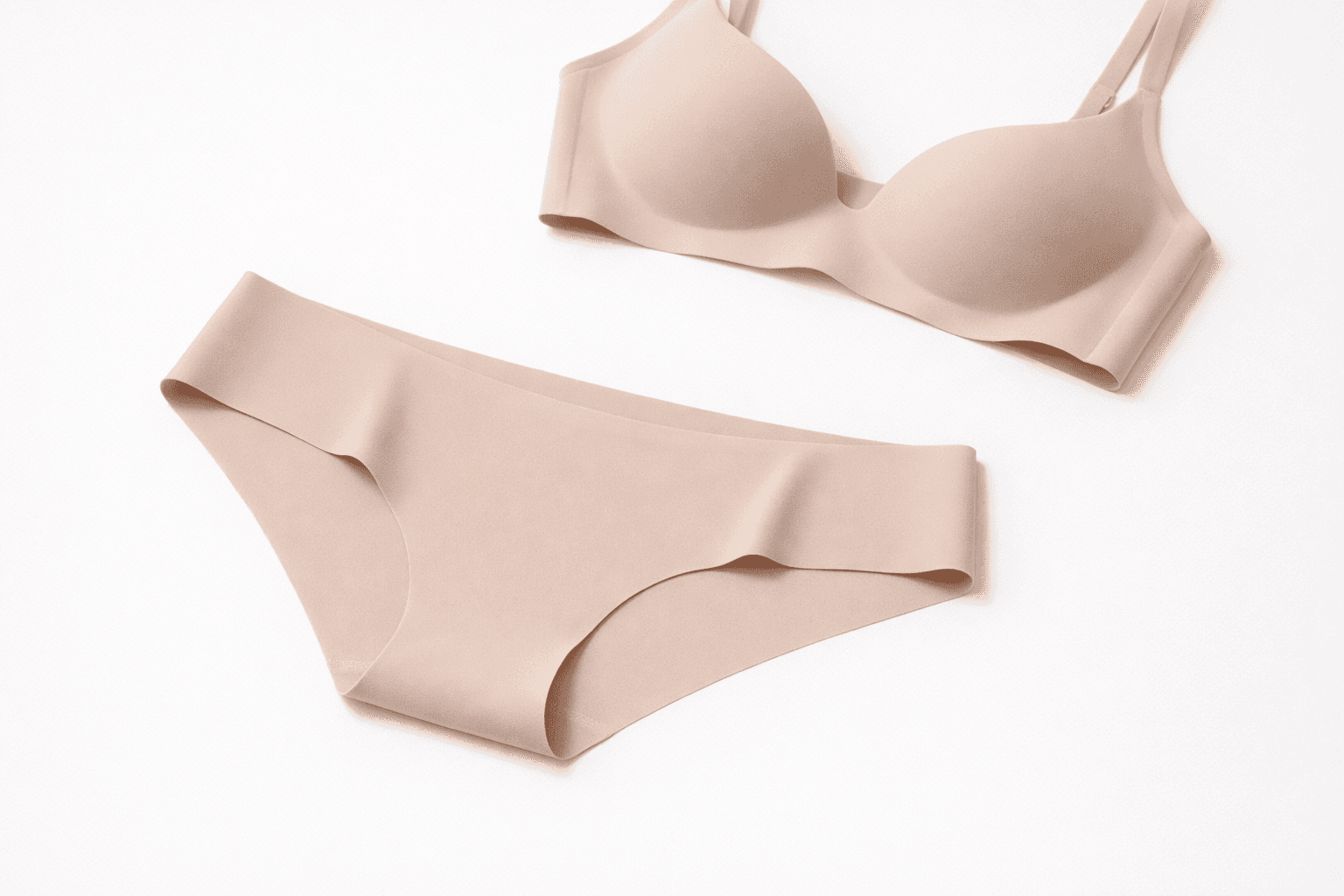 Invisible no-show underwear worn under leggings